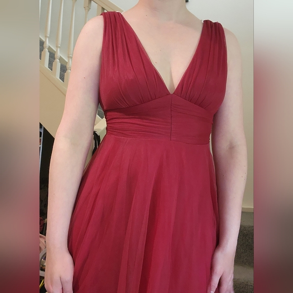 ❤️ Size 10 Alice Elle Red Dress in Red - Picture 3 of 5